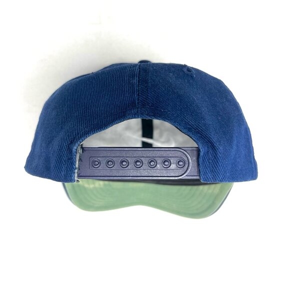 Vintage Nike Youth Baseball Cap Hat Snapback Blue Center Swoosh Made Taiwan 90’s - Picture 6 of 9